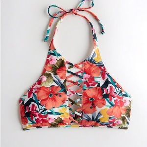 Hollister Swim top and extra cheeky bottoms size L